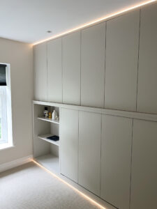 greygreenpaintedhomeofficefurniture scaled