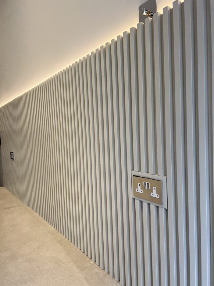 wallpanellingmasterbedroomfeaturewallascot scaled