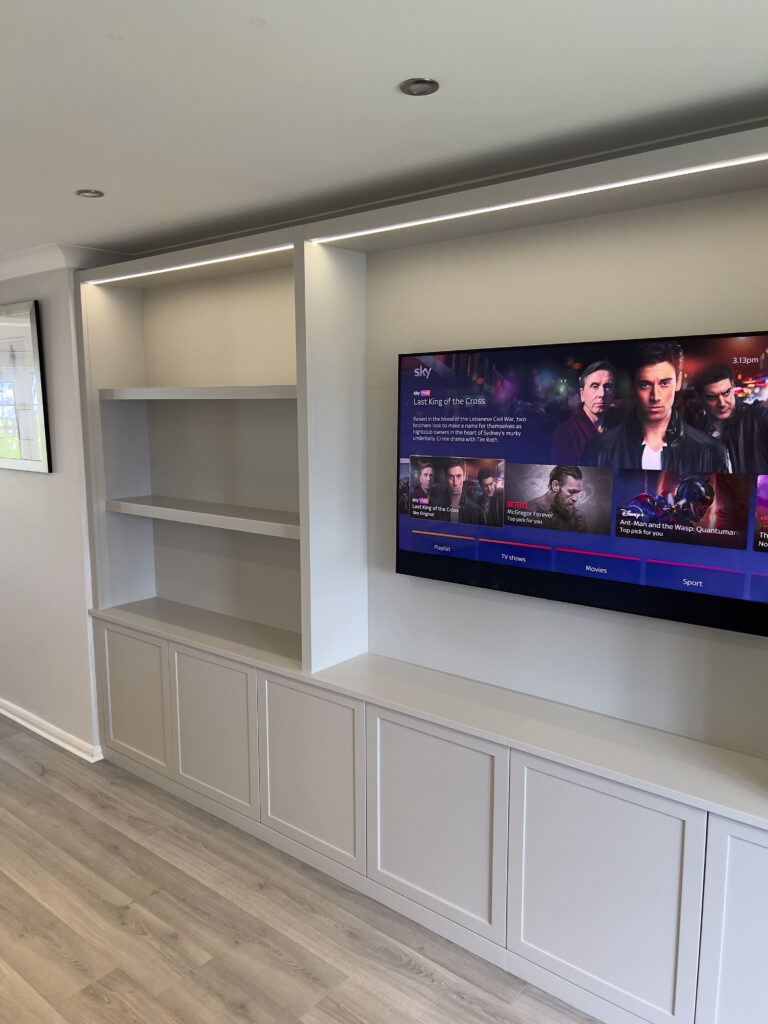 Bespoke Media Walls & TV Units Hampshire, Berkshire, Surrey